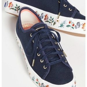 🌼 NWT Keds Rifle Paper Co. strawberry fields sneakers